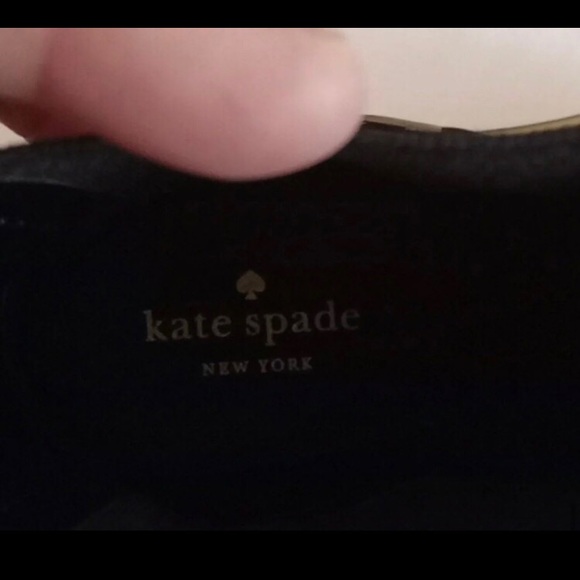 Kate Spade Black Rubber Chelsea Boot with bow - Picture 5 of 5